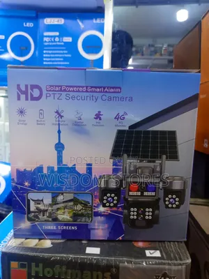 Solar Powered Smart Alarm PTZ Security Camera