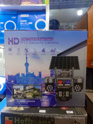 Solar Powered Smart Alarm PTZ Security Camera