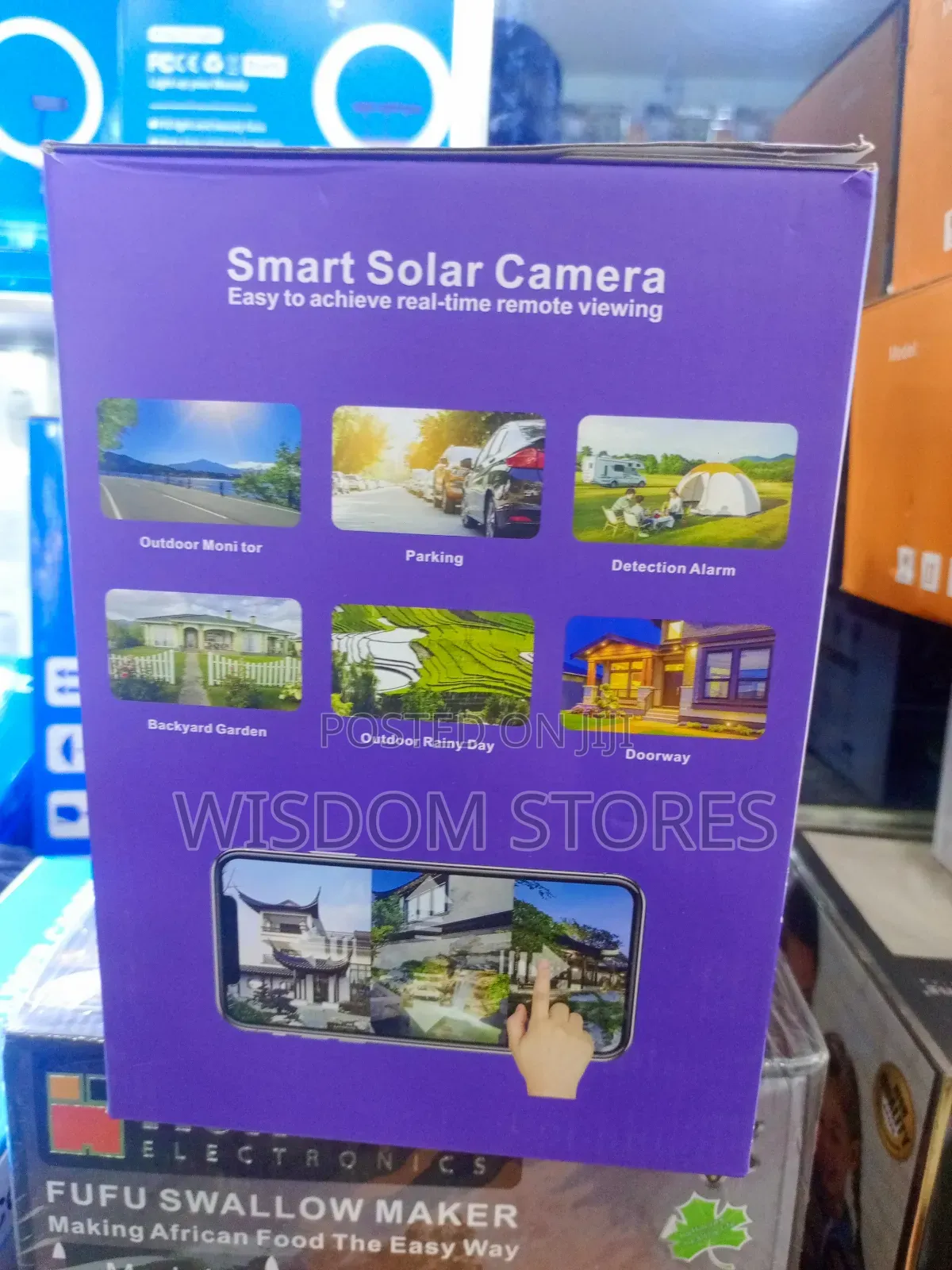 Solar Powered Smart Alarm PTZ Security Camera