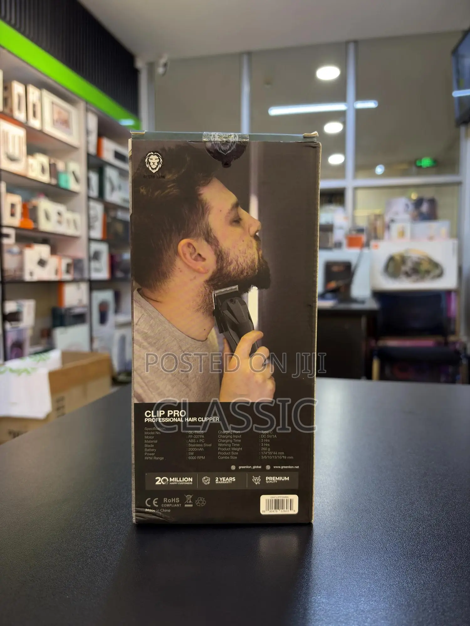 Green Lion Clip Pro Professional Hair Clipper