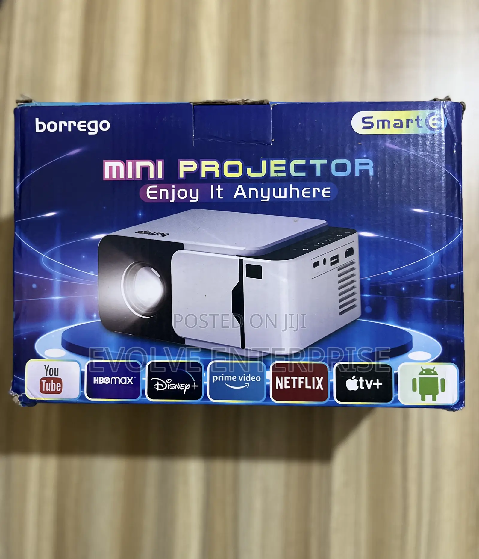 Borrego Smart 6 Portable Android Hd Projector