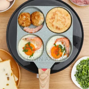 4 Hole Non-Stick Egg Frying Pan With Handle