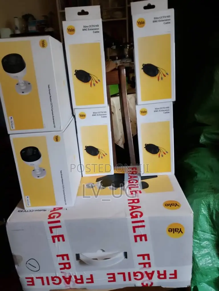 Yale Smart Motion 6 Camera CCTV Kit Incl XVR -(1tb) Free Extra Cables