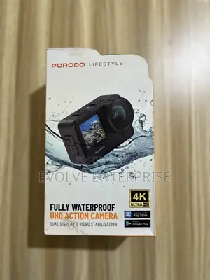 Porodo Lifestyle Fully Waterproof Uhd Action Camera Dual Display