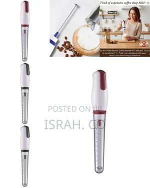 Handheld Electric Milk Frother and Portable Liquid Mixer