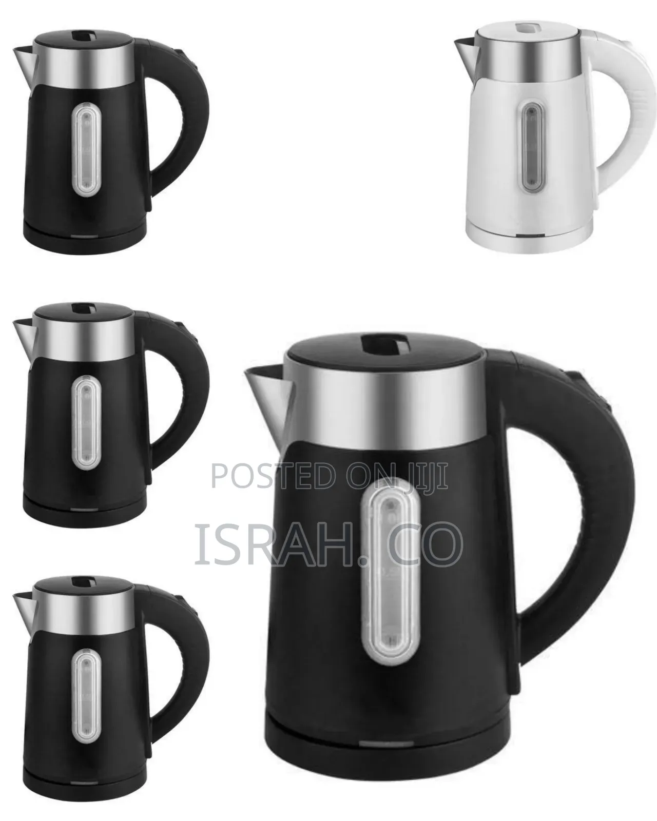 Modern Matte Black Electric Kettle