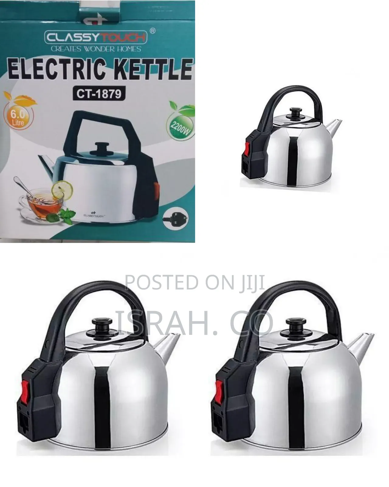 Saachi Electric Kettle, 6 Liters