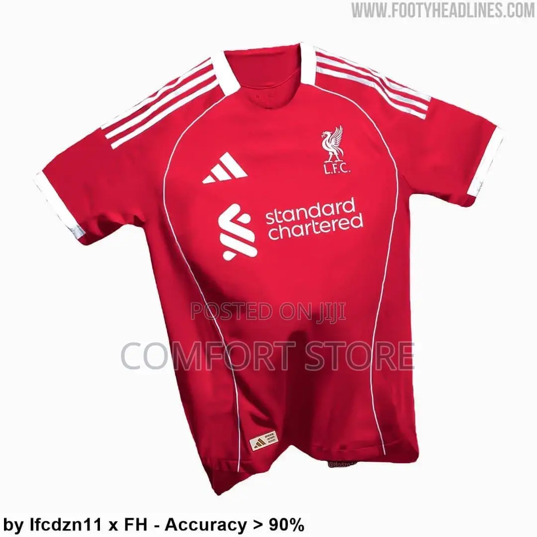 Liverpool Fc’S Red Jersey.You’Ll Never Wear Alone Original