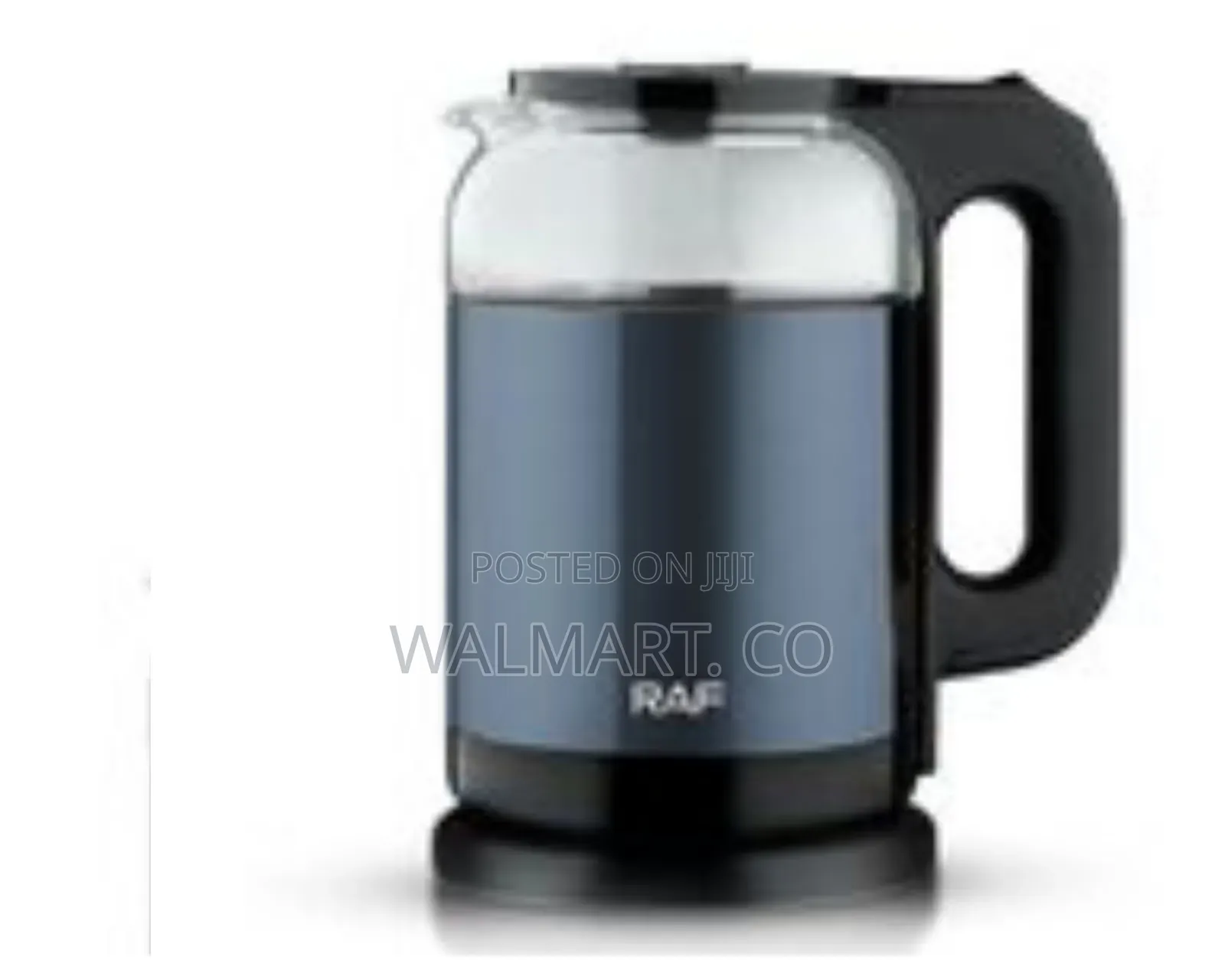 Raf Designer Glass and Copper Electric Kettle