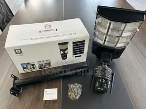 V380 Pro Ai Solar Camera and Lighting 2-in-1 Outdoor Security System.