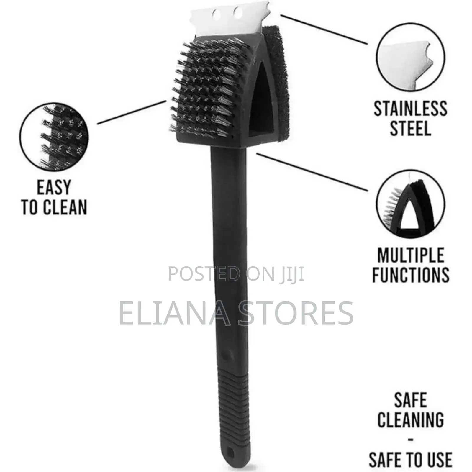 3in1 BBQ Copper Wire Cleaning Brush