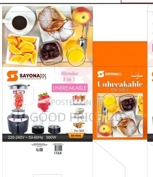 Sayona 3in1 Blender (Model Sb-4544).