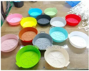 2pcs Reusable Silicone Airfryer Liners (Square or Round)