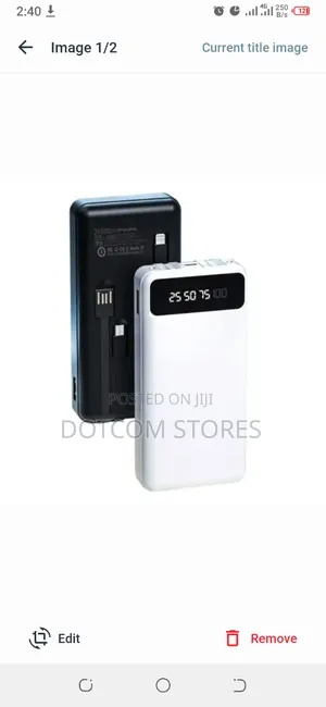 Oraimo Fast Charging Power Bank 10000mah-