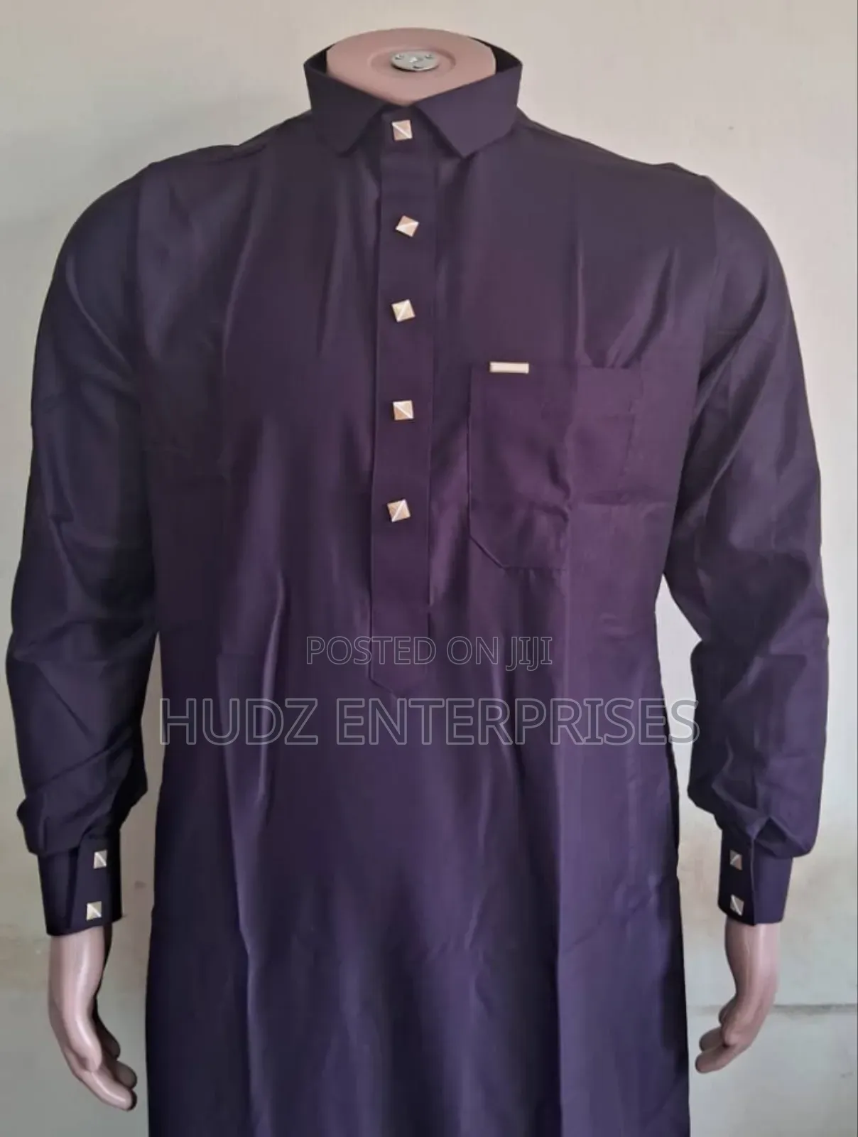 Moslim Sweater Sleeve Kanzu in Coffee Brown