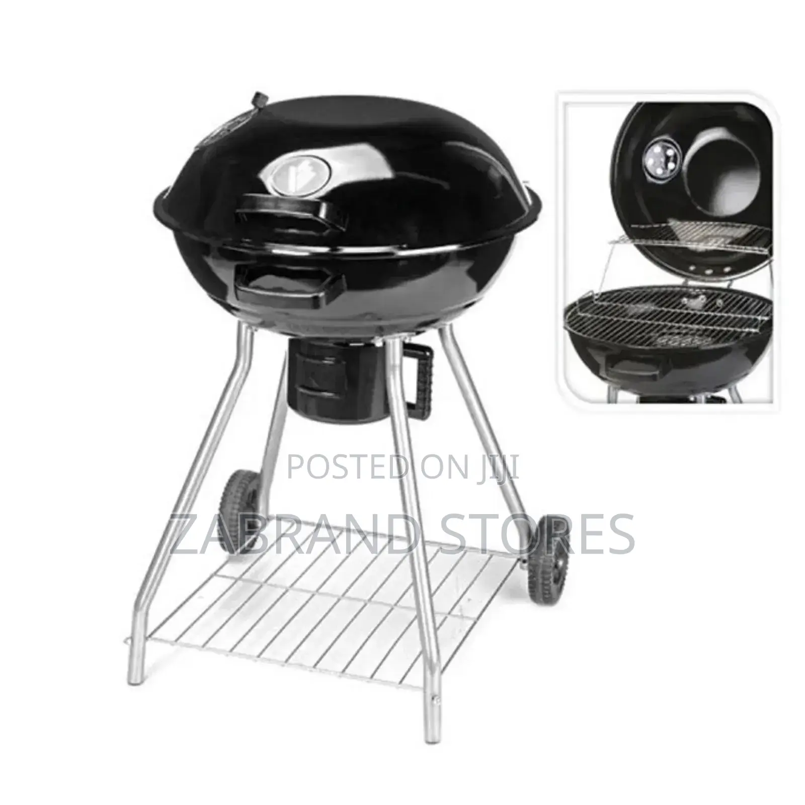 17 Round Outdoor Charcoal Barbecue Grill Stove