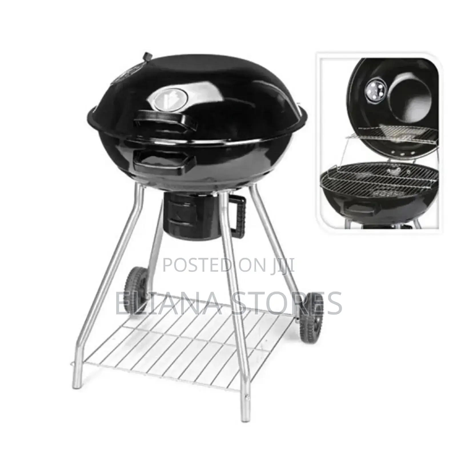 17 Round Outdoor Charcoal Barbecue Grill Stove