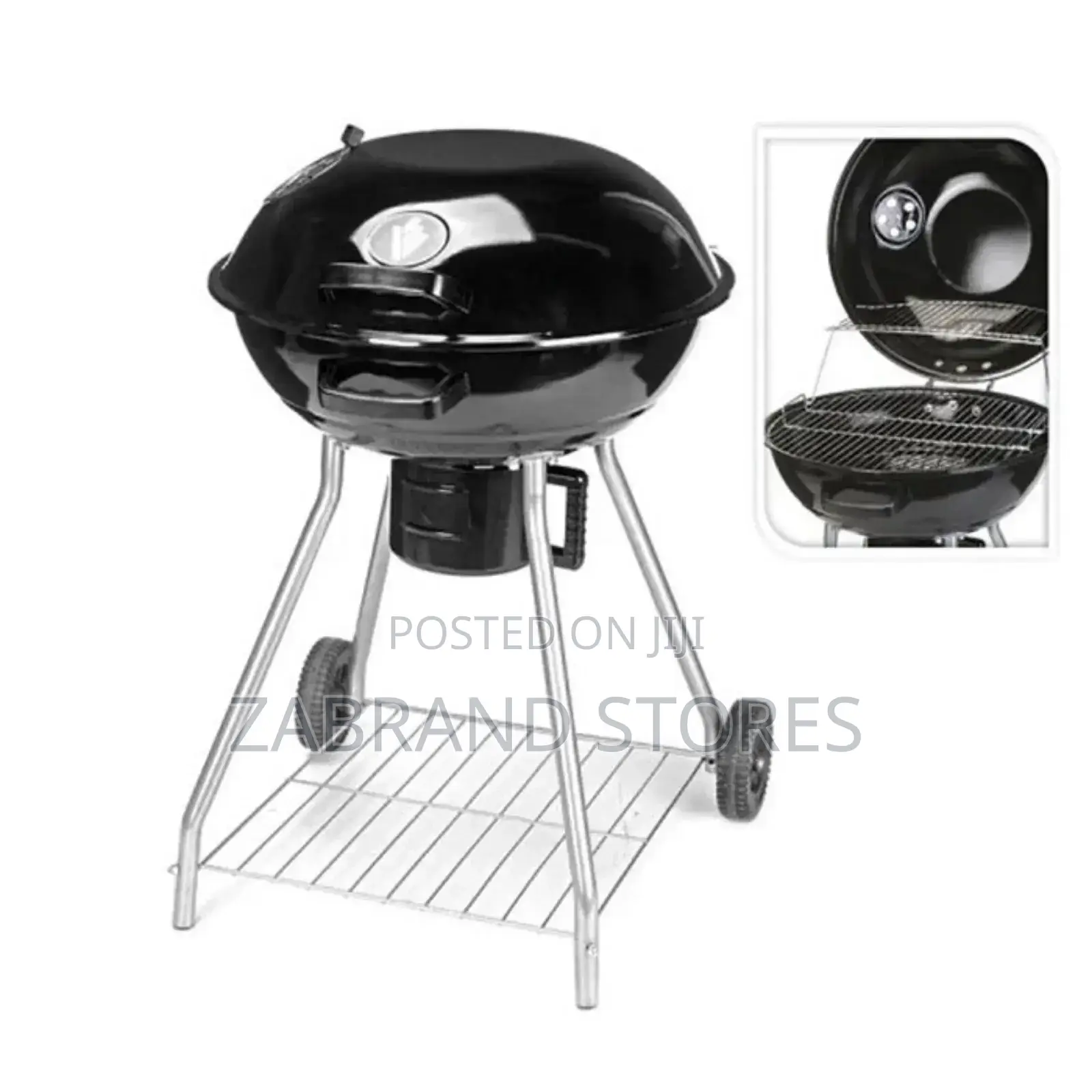 17 Round Outdoor Charcoal Barbecue Grill Stove