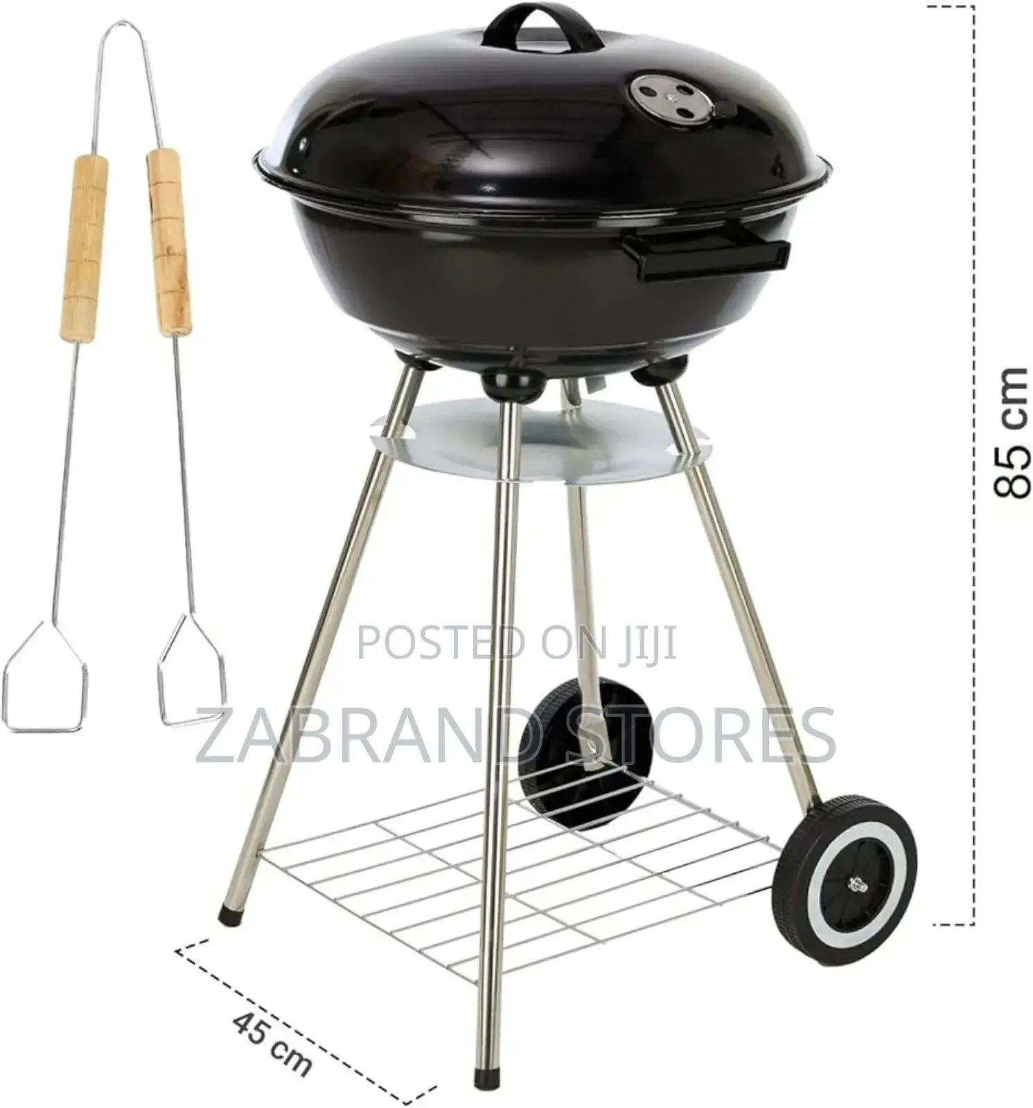 17 Round Outdoor Charcoal Barbecue Grill Stove