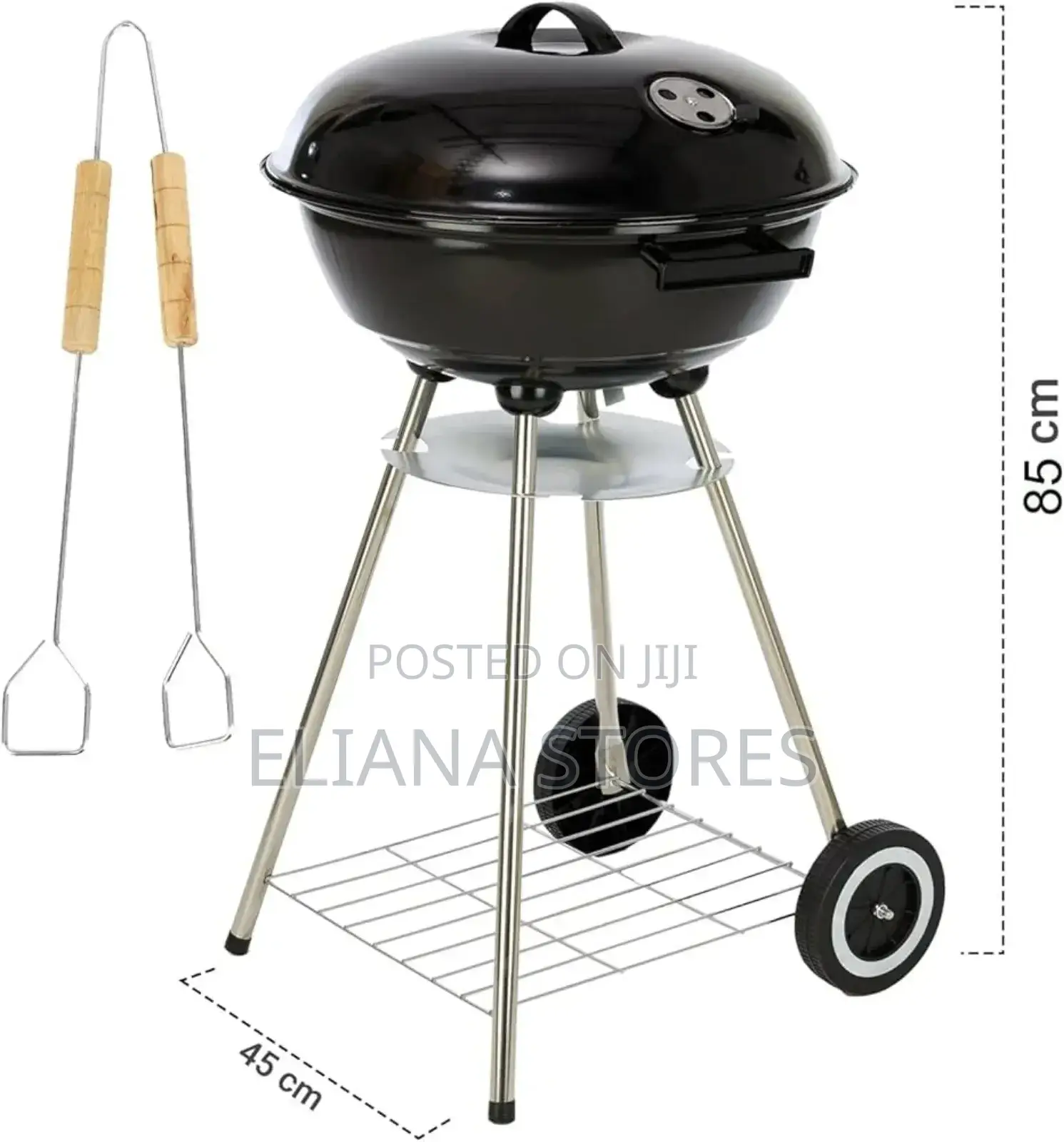 17 Round Outdoor Charcoal Barbecue Grill Stove