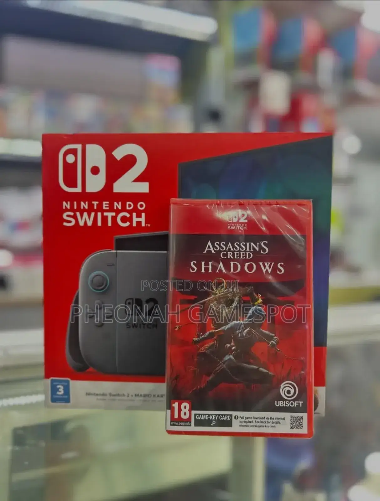 Brand New Nintendo Switch 2 With 1 Free Game.