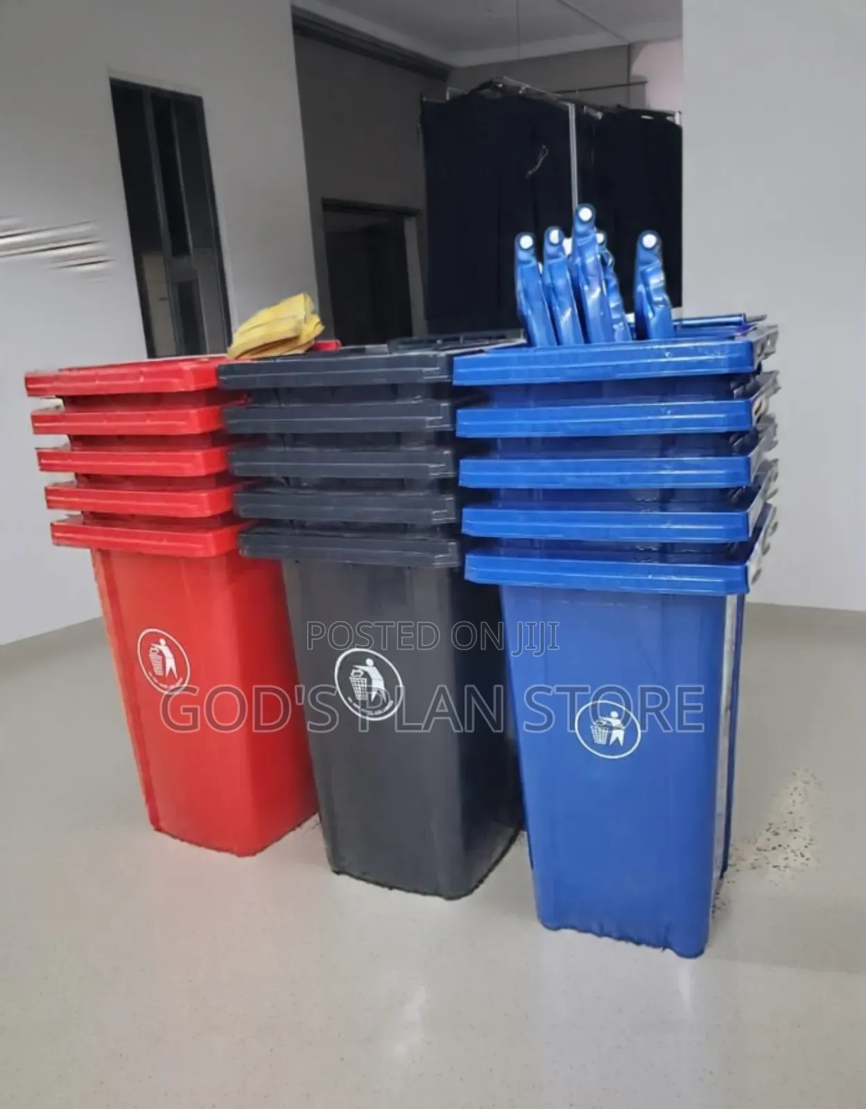 Static 120litres Plastic Dust Bins 120litres Plastic Dust Bins