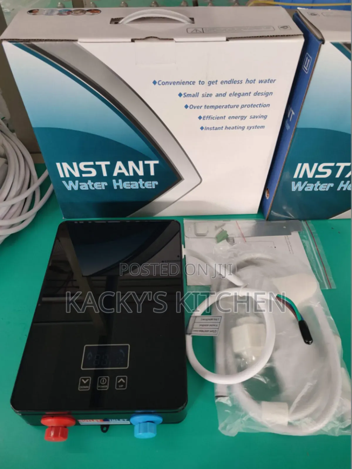 Electric Tankless Instant Hot Water Heater Shower Kit