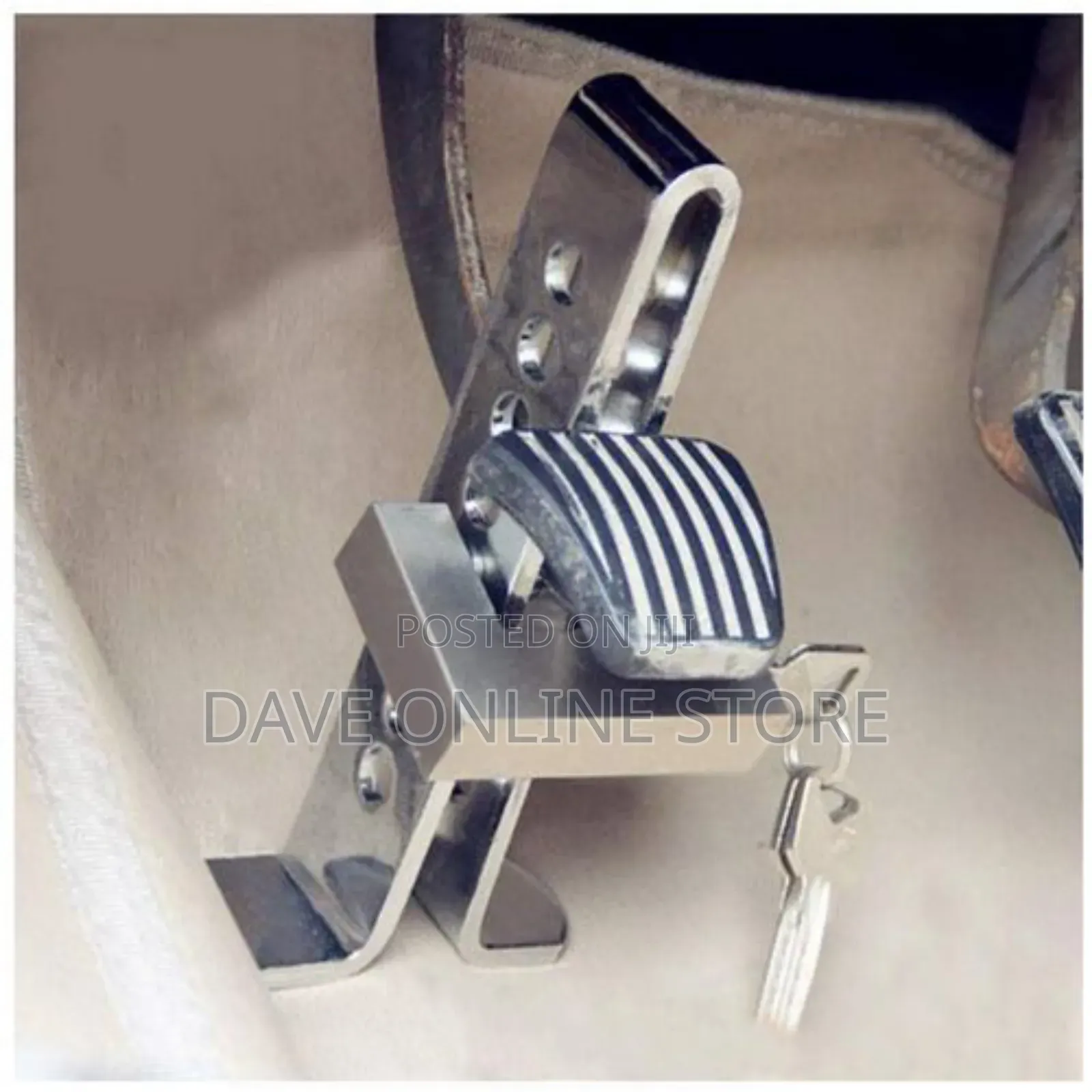 Car Throttle Lock, Brake Lock, Stainless Steel Anti-Theft Lock