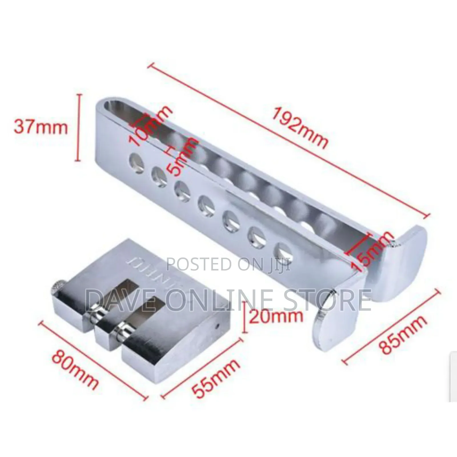 Car Throttle Lock, Brake Lock, Stainless Steel Anti-Theft Lock