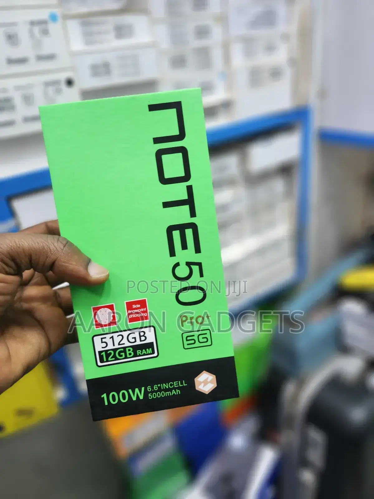 New Infinix Note 50 Pro+ 256 GB Black