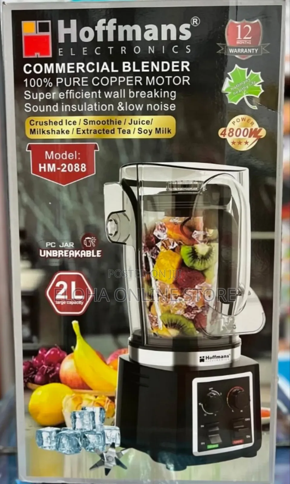 Hoffmans Hm-2088 Silent Commercial Blender