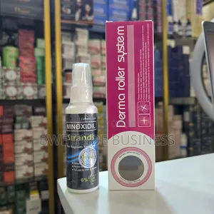 Minoxidil 6% + Derma Roller Hair Growth – Beard Scalp Regrowth Set