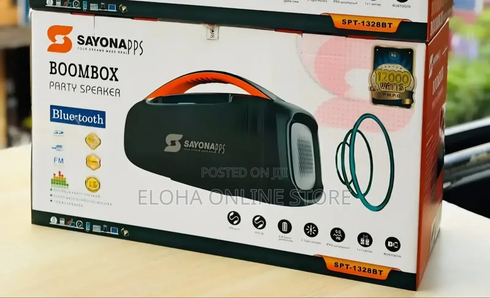 Sayona SPT-1328bt Boombox Party Speaker