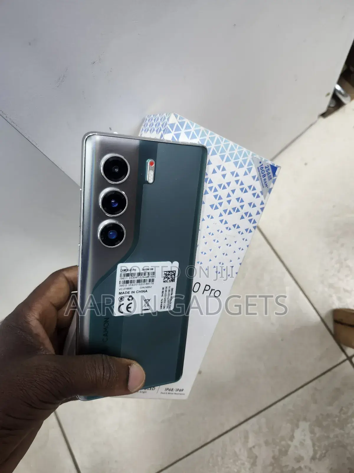 New Tecno Camon 40 Pro 5G 256 GB Green