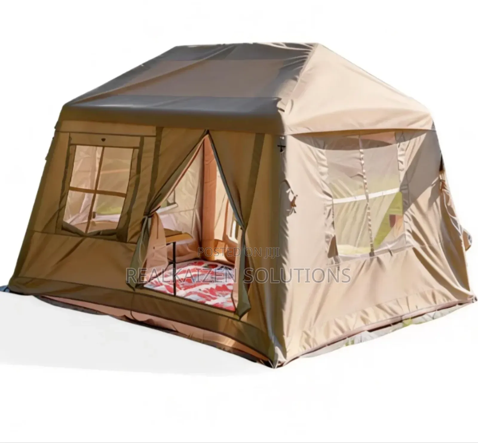 Premium Inflatable Family Weatherproof Camping Tent 6-8 Sleeper
