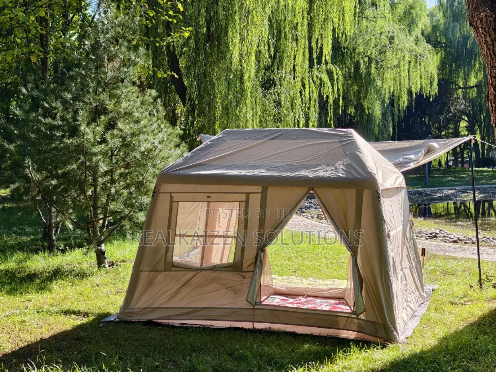 Premium Inflatable Family Weatherproof Camping Tent 6-8 Sleeper