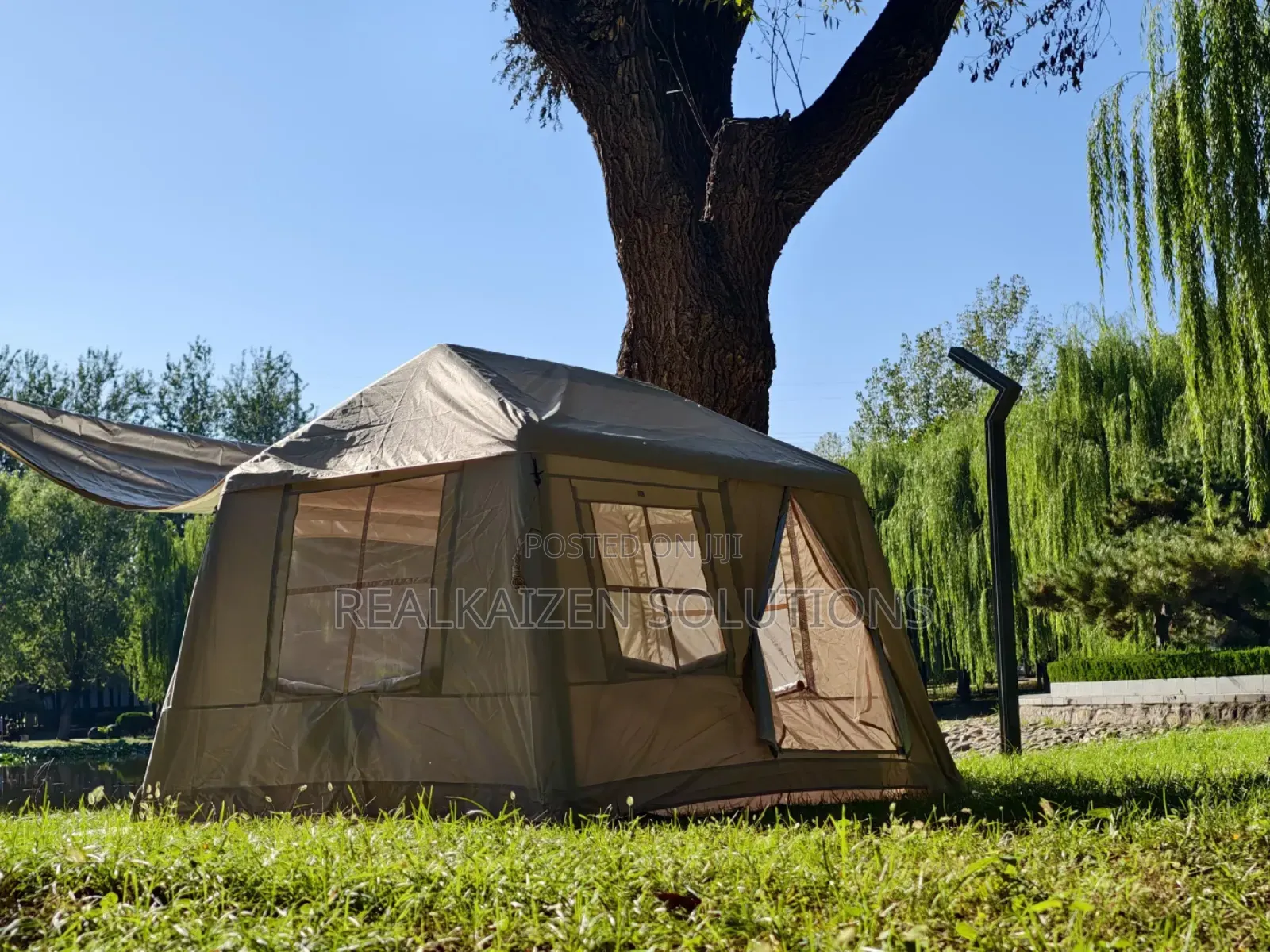 Premium Inflatable Family Weatherproof Camping Tent 6-8 Sleeper
