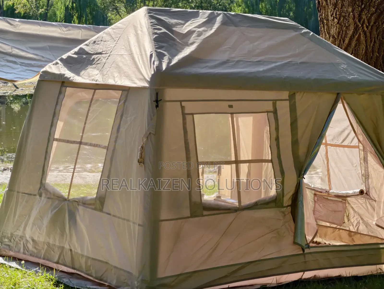 Premium Inflatable Family Weatherproof Camping Tent 6-8 Sleeper