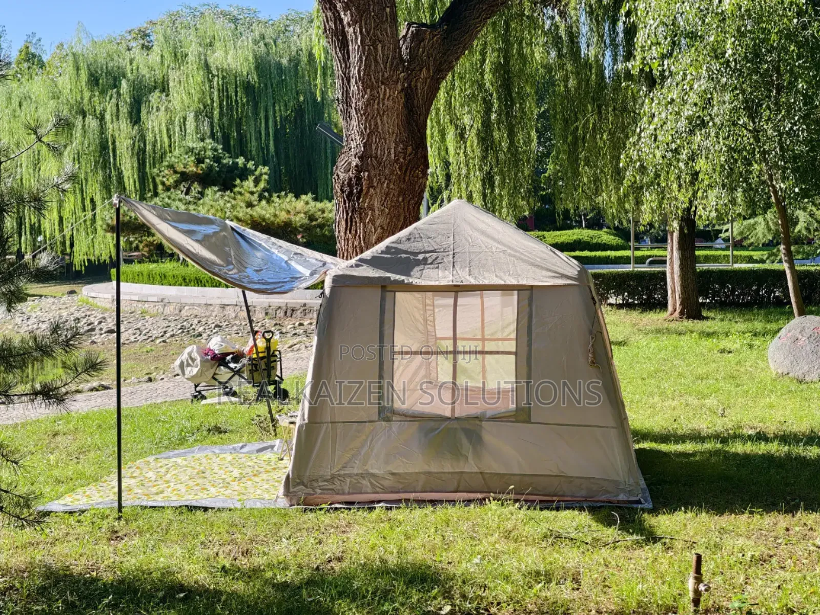Premium Inflatable Family Weatherproof Camping Tent 6-8 Sleeper