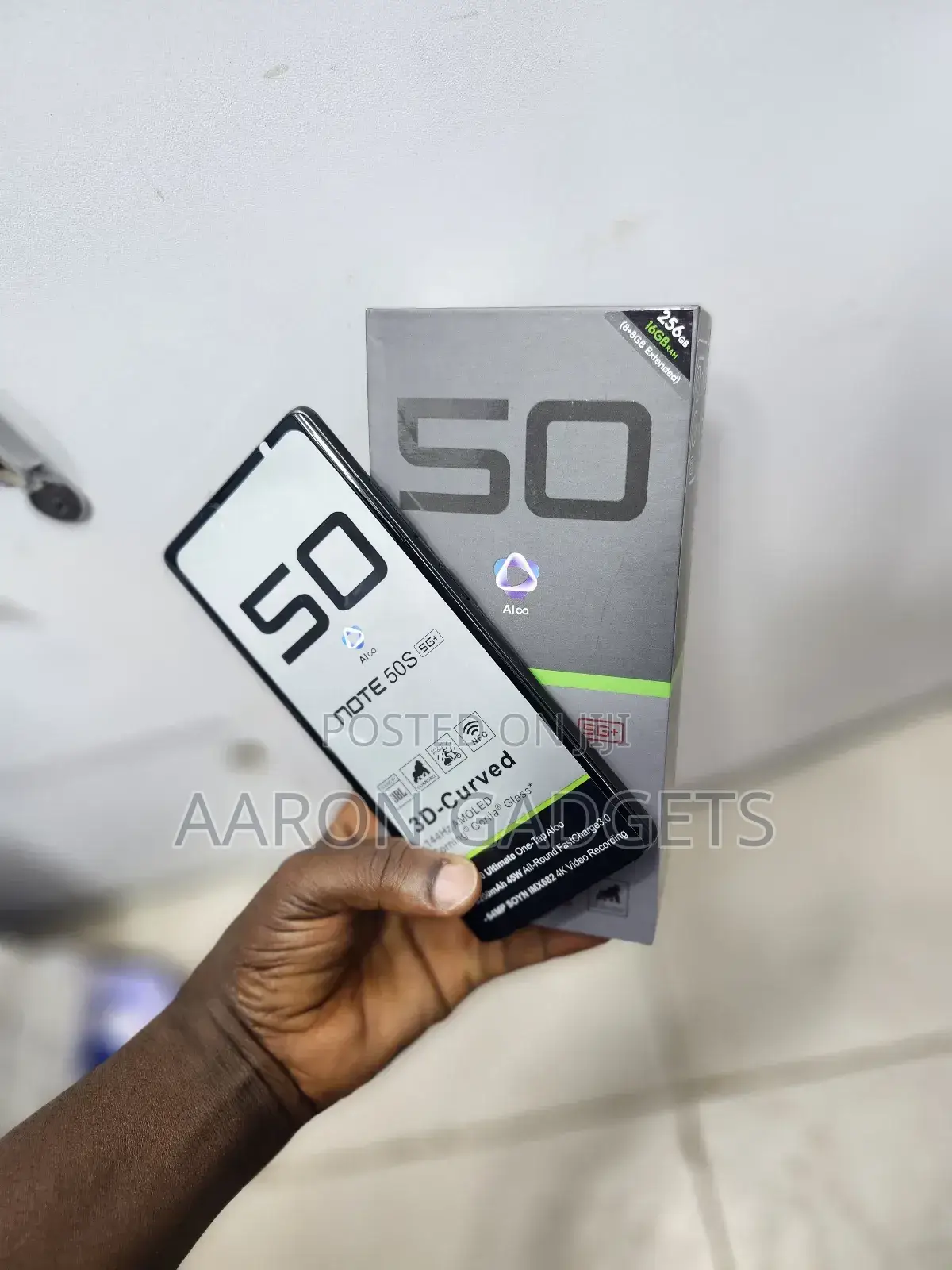 New Infinix Note 50s 256 GB Gray