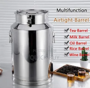 10 Litres Multifunctional Stainless Steel Airtight Milk Can