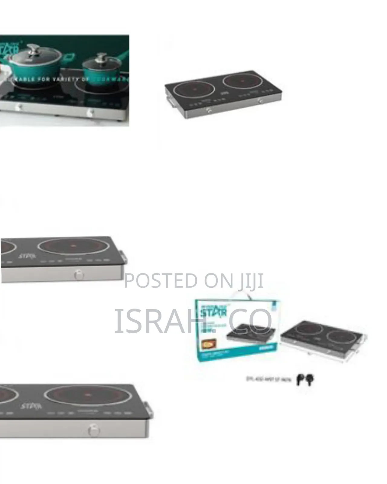 Winningstar Double Induction Cooker Inverter Infrared Cooker Portable