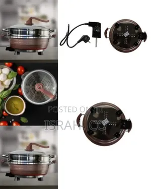 Boma Electric Pan and Hot Pot With Glass Lid Dual Temperature Control