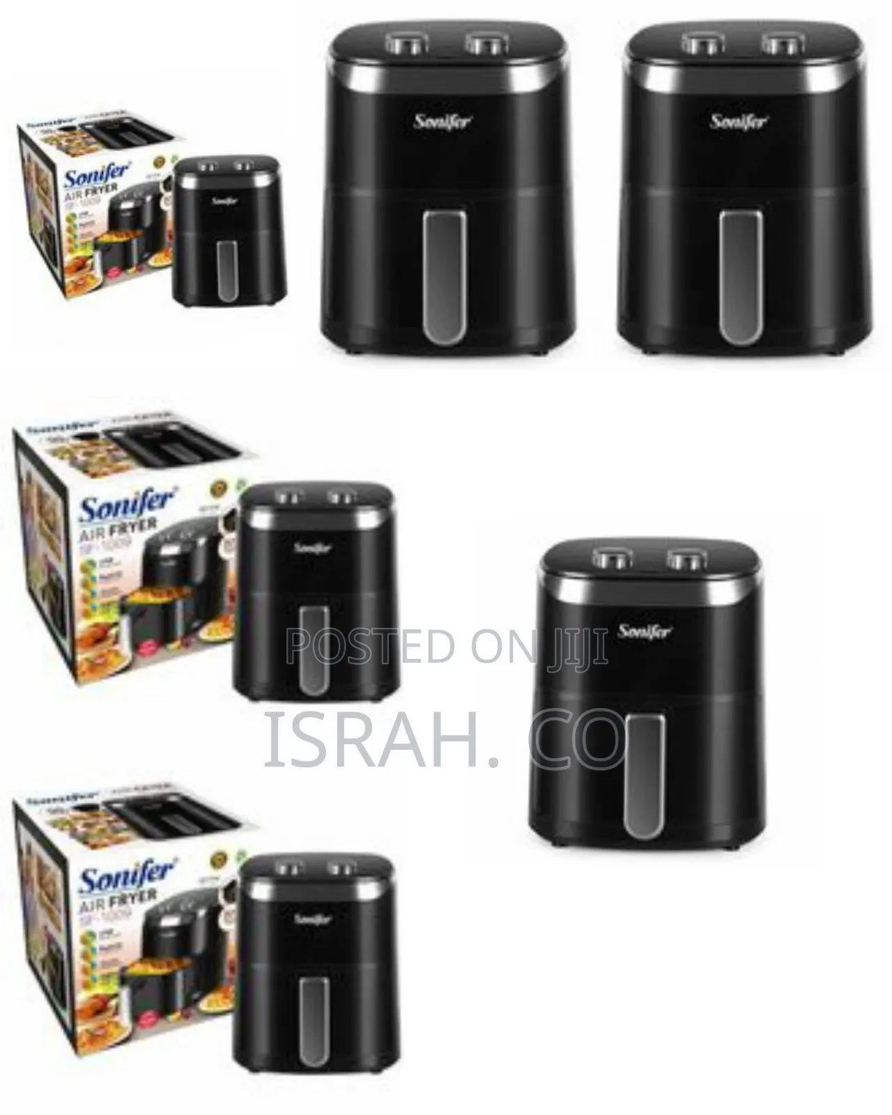 Sonifer 4.2 Litre Air Fryer Hot Electric Oven, Black