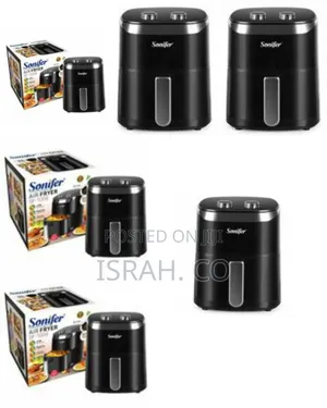 Sonifer 4.2 Litre Air Fryer Hot Electric Oven, Black