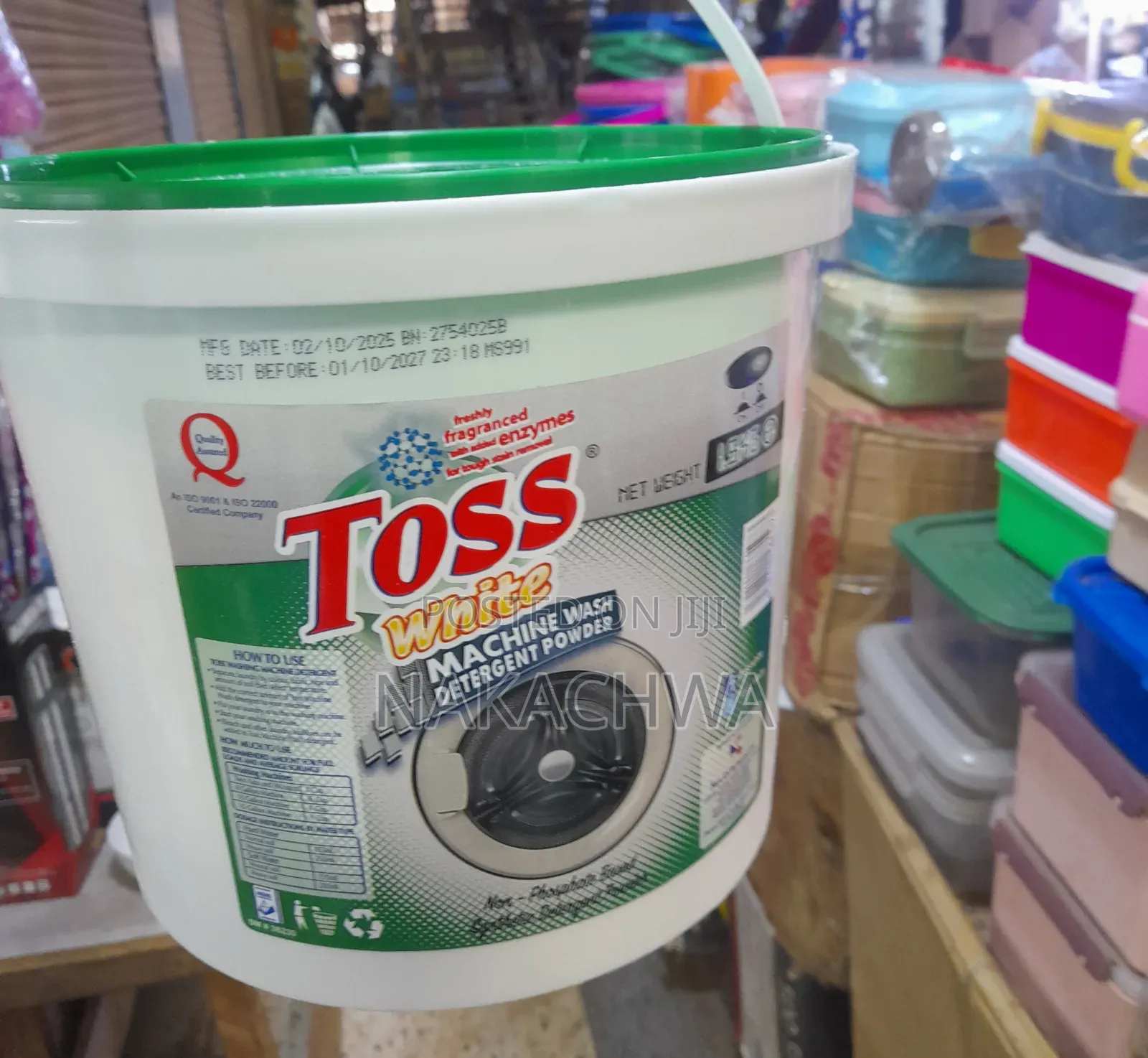 Toss White Machine Wash Detergent Power 1.5