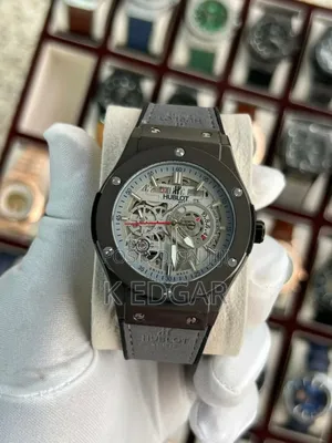 Gray Automatic Mechanical Hublot Watch