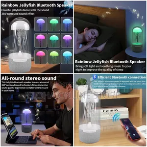 Jellyfish-Shaped Bluetooth Speaker and Mood Lamp