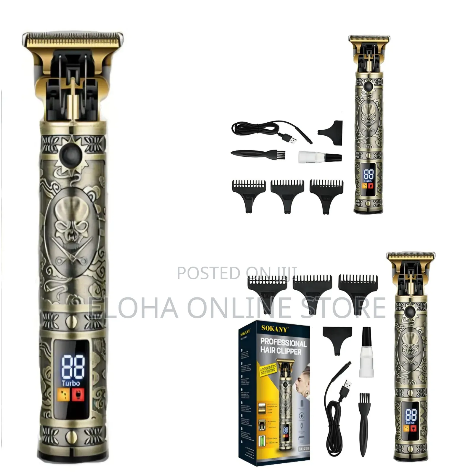 New Sokany Sk-228 Professional Hair Clipper and Trimmer