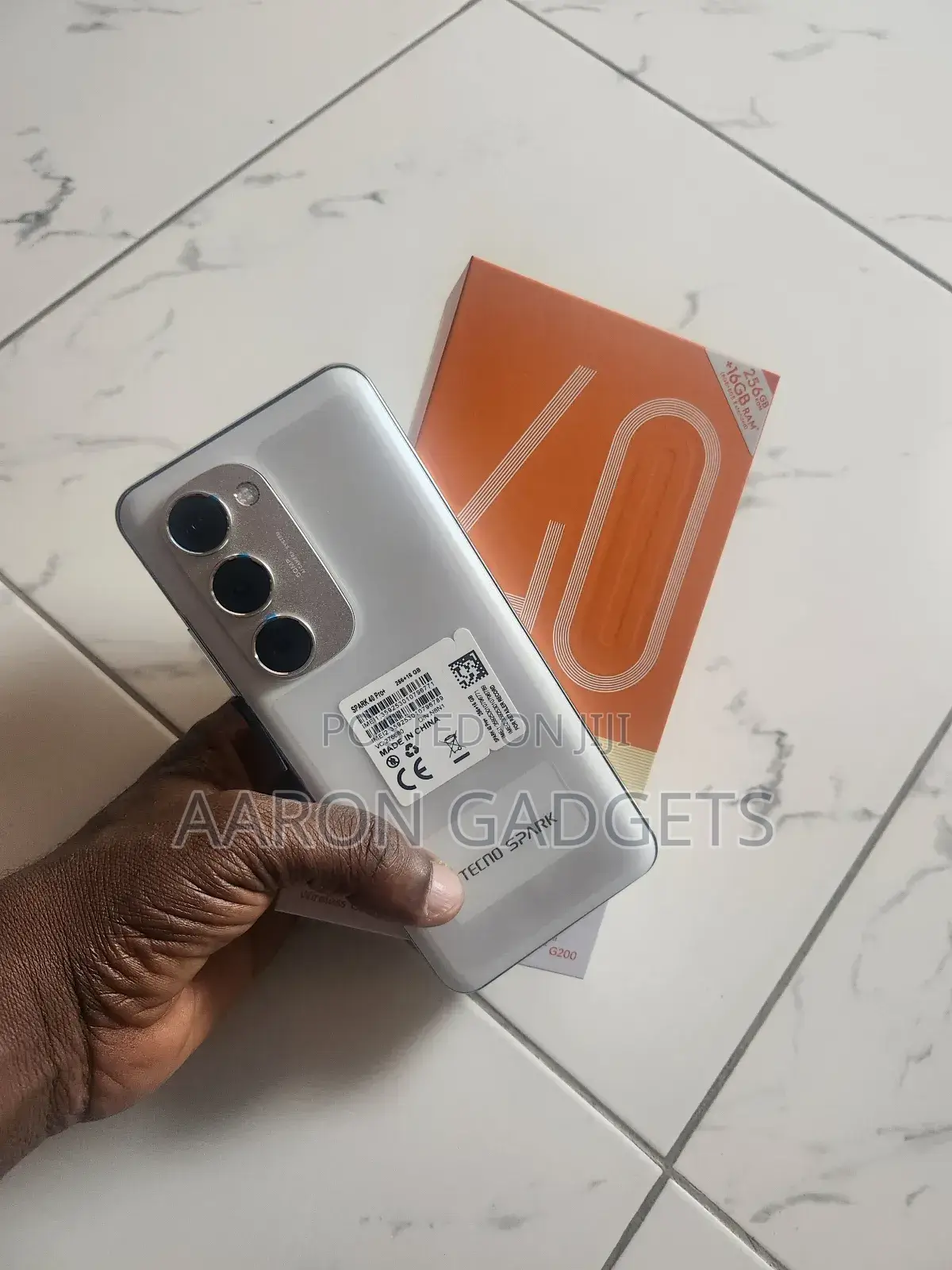 New Tecno Spark 40 Pro+ 256 GB White